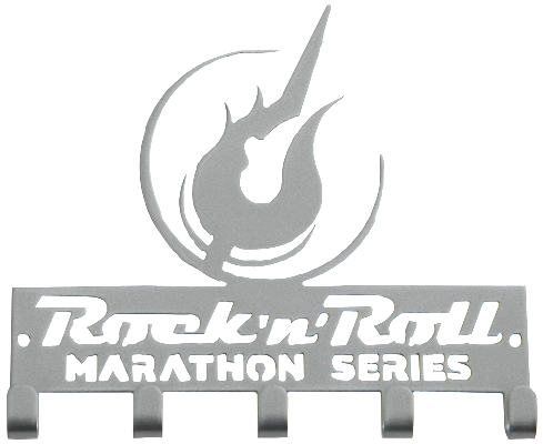 Rock 'n' Roll Marathon Series Logo - Silver Medal Hanger