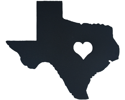 Heart of Texas Black Wall Emblem