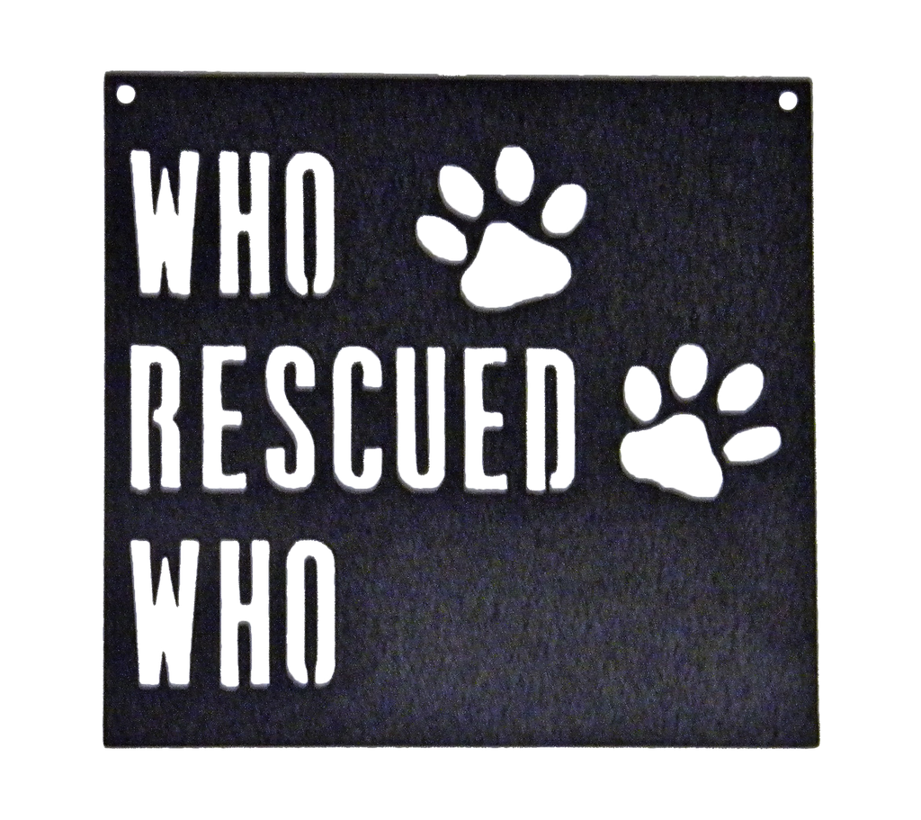 Rescue Dog - Metal Sign