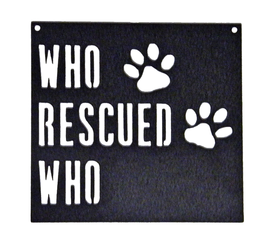 Rescue Dog - Metal Sign