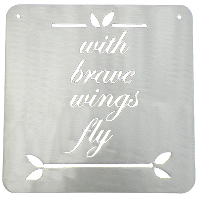 With Brave Wings Fly Metal Mantra