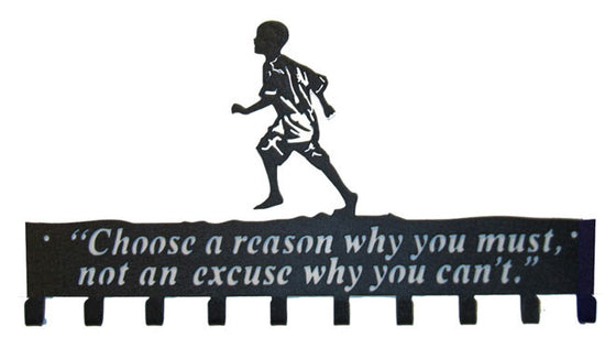 Choose a Reason Why you Must - Black Medal Hanger