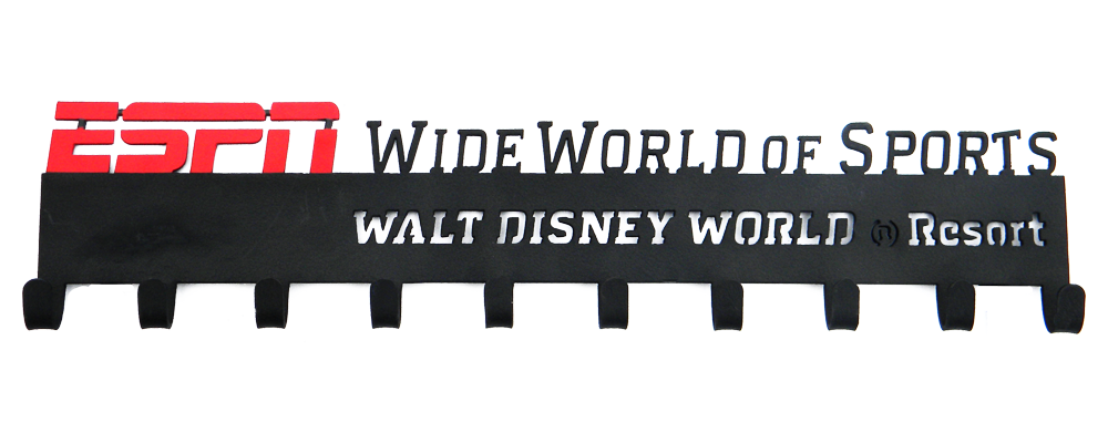 Custom 10 Hook Example - ESPN Walt Disney World Sports Black & Red
