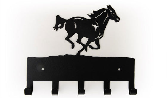 Equestrian Horse Running 5 Hook Medal Display Hanger