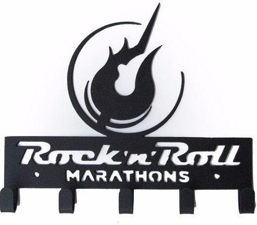Rock 'n' Roll Marathon Series Guitar - Black Medal Hanger