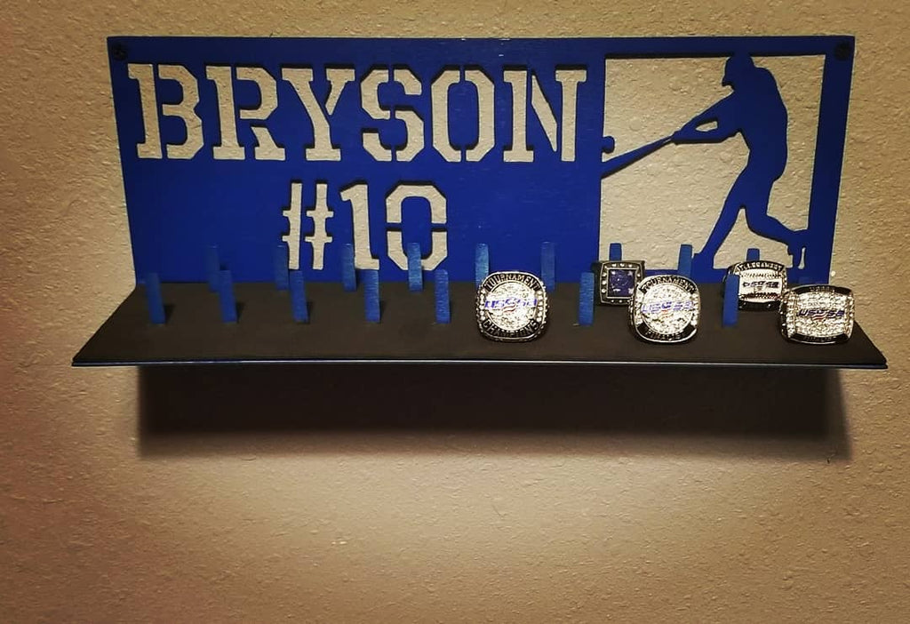 Custom Baseball Ring Display