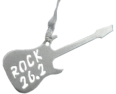 Rock 'n' Roll Marathon Series Guitar 26.2 Marathon Silver Dangler