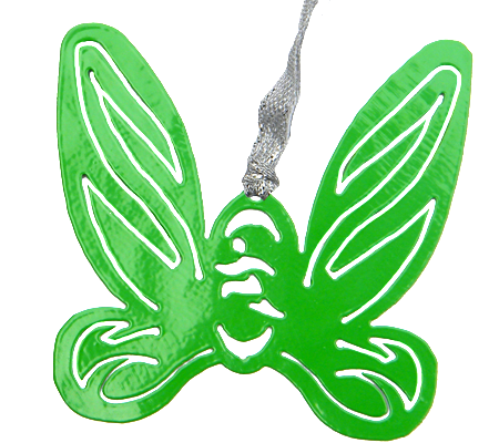 Disney Tinkerbell Wings Green Dangler Ornament