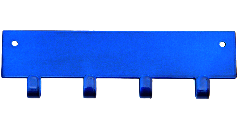 2nd Row Add-on Bar Blue 5 Hook Medal Display Hanger