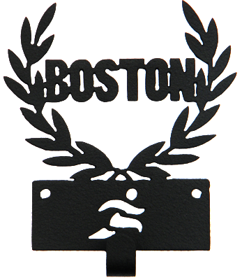 Boston Marathon Runner 1 Hook Black Medal Display Hanger