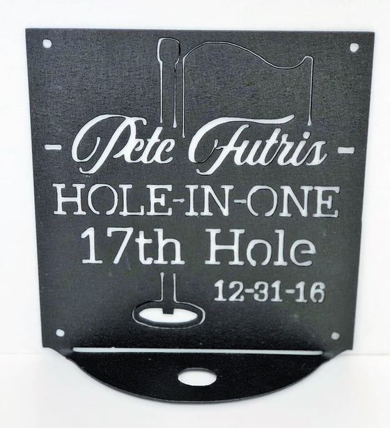 Hole-in-One Golf Plaque
