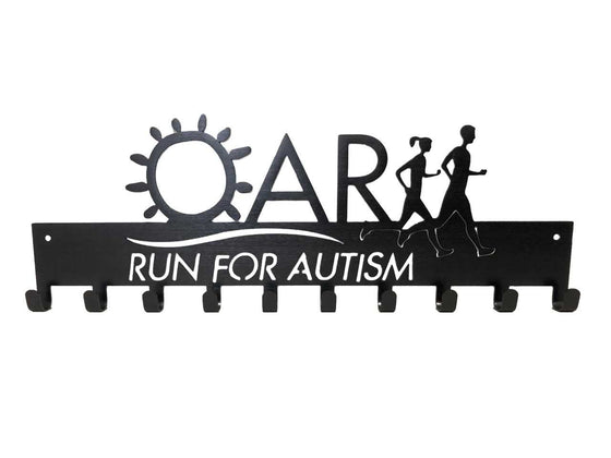 Run For Autism SportHook - Medal Holder, Medal Hanger
