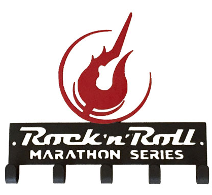 Rock 'n' Roll Marathon Series Guitar - Red and Black Medal Hanger