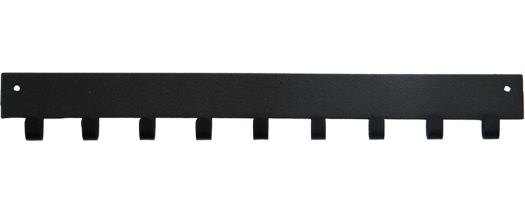 2nd Row Add-on Bar Black 10 Hook Medal Display Hanger